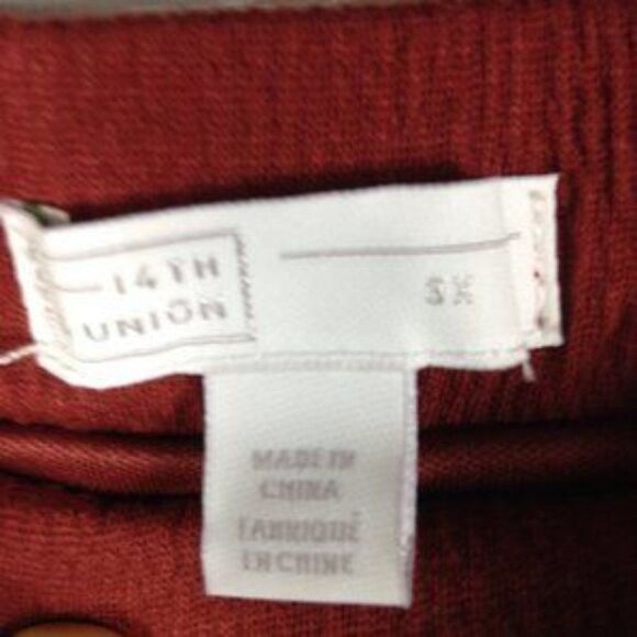 14th & Union Textured Knit Midi Skirt size 2X New - Picture 6 of 8